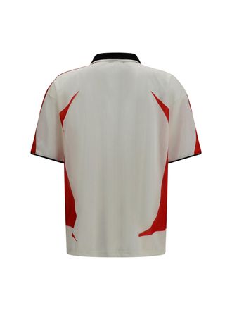 Represent Mens Spike Football T-Shirt Flat White Polyester T-Shirts And Polos
