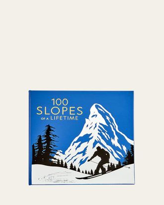 Graphic Image 100 Slopes of a Lifetime: The Worlds Ultimate Ski and Snowboard Destinations Leather-Bound Book by Gordy Megroz