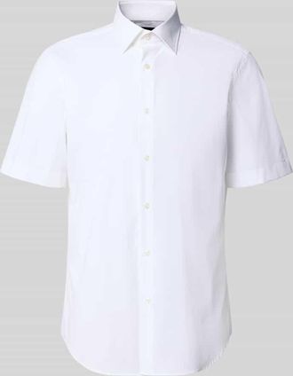 HUGO BOSS Regular Fit Businesshemd aus Baumwoll-Mix Modell H-JOE-K-SH-C1-262 in Weiss, Gr&ouml;&szlig;e 39