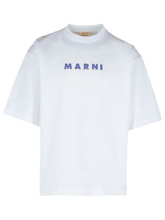 Marni White Cotton T-shirt