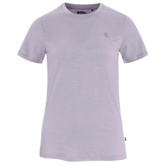 Fj&auml;llr&auml;ven Abisko Wool S/S T-Shirt f&uuml;r Damen | lila