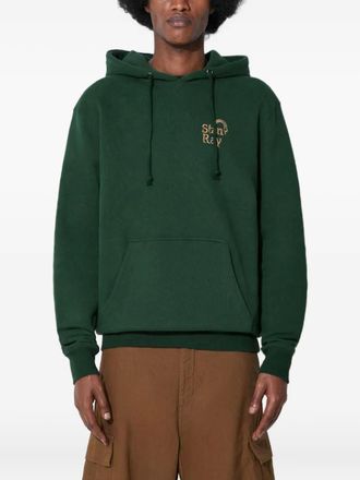 Stan Ray logo-embroidered hoodie - men - Cotton - M - Green