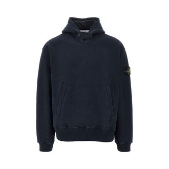Stone Island Cotton french terry hoodie Man XL