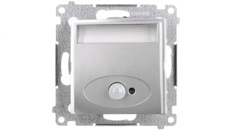 OEM Apparecchio Di Illuminazione A Led Simon 54, 230v Con Sensore Di Movimento, Argento Opaco 3100k, 01/43