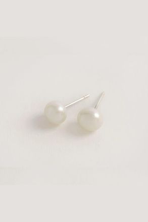 Freya Rose Fresh Water Pearl and Silver Stud Earrings at Nordstrom
