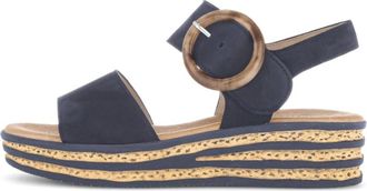 Gabor Dames, Schoenen, Blauw, Maat: 38 EU Leer