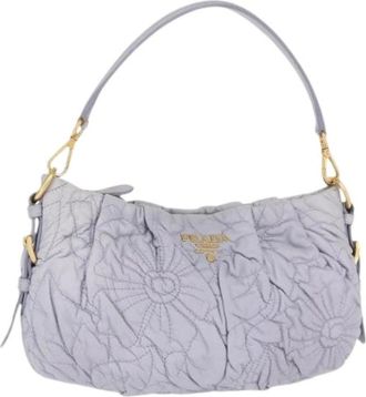 Prada Pre-owned Shoulder Bags, female, Blue, Size: ONE SIZE Pre-owned Vintage Shoulder Bag