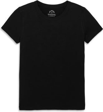 primary Adult Classic Slub Crewneck Tee in Black at Nordstrom, Size X-Small