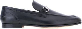 Gucci Jordaan Loafer - Heren - Loafers - Blauw - 40 EU - Leer - Schoenen