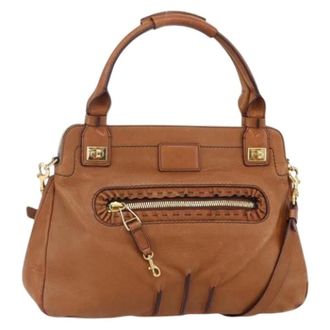 Chlo&eacute; Pre-owned Handbags, female, Brown, Size: ONE SIZE Pre-owned Hand Bag