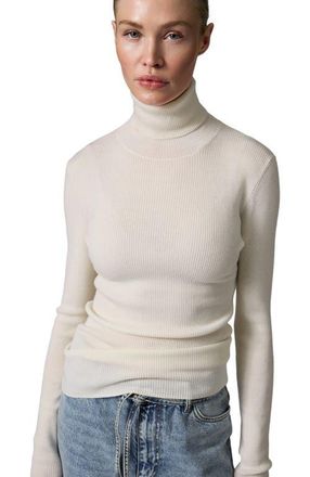 Day Birger Et Mikkelsen Sierra Roll Neck Slim Fit Sweater in Ivory Shade at Nordstrom, Size Xx-Small
