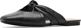 Life Stride Believe Mule/Clog Shoes Womens Dress Flat Shoes Black : 8.5 M (B), Faux Leather/Textile