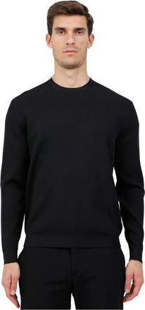 Roberto Ricci Design Amos Rondehals Knit - Heren - Ronde hals truien - Zwart - S - Truien & Vesten