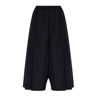 Comme Des Gar&ccedil;ons Broeken, Dames, Blauw, S, Wol, Wollen Broek