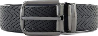 Armani Accessories - unisex - Riemen - Blauw - ONE Size - Leer - Accessoires