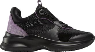 Liu Jo Lily 08 Sneakers - Dames - Sneakers - Zwart - 37 EU - Leer - Schoenen