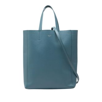 Celine Tweedekans Kleine Korrelde Calfskin Verticale Cabas Schoudertas