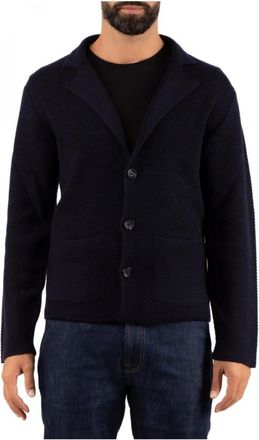 Daniele Fiesoli Giacca - Heren - Vesten - Blauw - 2XL - Truien & Vesten