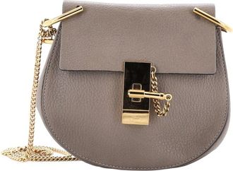 Chlo&eacute; Brown Leather Drew Crossbody Mini (Authentic Pre-Loved)