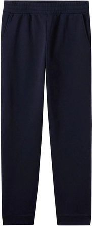 A.P.C. A. P.C Cecil Sweatpants Unisex Navy Cotton Slash Pockets Elastic Waist RED936