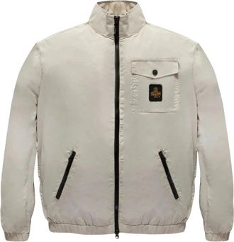 RefrigiWear Lichte Kapitein Nylon Bomberjack - Heren - Winterjassen - Beige - M - Nylon - Jassen