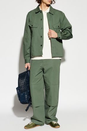 Kenzo Straight-leg Jeans, Mens, Green