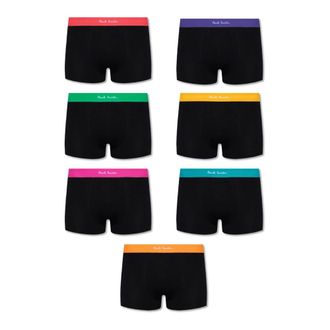 Paul Smith Boxers Zevendelige Set - Heren - Onderbroek - Zwart - M - Katoen - Ondergoed