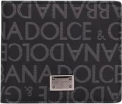 Dolce & Gabbana Wallets & Cardholders, male, Black, ONE SIZE, Classic Leather Billfold Wallet
