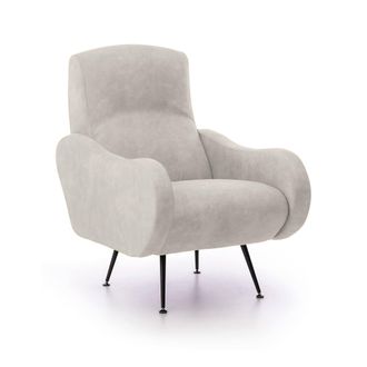 Dmora Butaca Lasnigo, Sill&oacute;n Con Brazos, Soporta 90 Kg Made In Italy, Estructura Madera, 70x100x98h Cm Beige