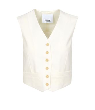 Erika Cavallini Semi Couture Jackets Creme