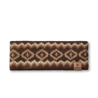 Ariat Womens Bristol Headband in Chocolate Brown, Size OS, by Ariat