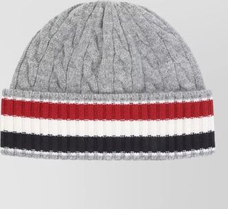 Thom Browne cable-knit wool beanie
