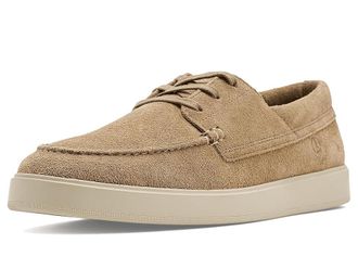 Clarks Lockford Boat Mens Shoes Dark Sand Suede : 10.5 D - Medium