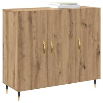 Berkfield Home Sideboard with Storage with Door Brown 90 x 34 x 80 cm Engineered wood