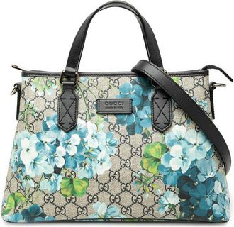 Gucci Pre-owned Gucci GG Supreme Blooms Zippered Tote Ladies 4ZEC5A4IW6PS5E99