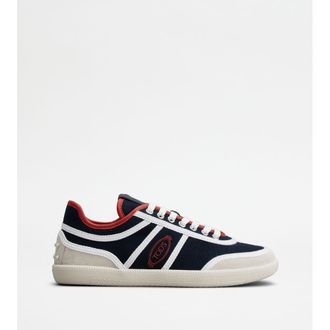 Tod's Tods Tabs Sneakers in Canvas and Suede