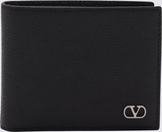 Valentino Garavani Black Leather Wallet