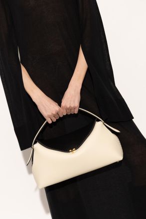 Toteme Leather Handbag, Womens, Cream