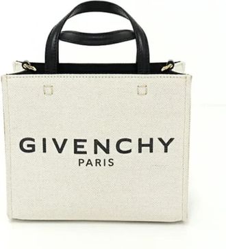 Givenchy Pre-owned Leather totes - Dames - Vintage Shopper - Veelkleurig - ONE Size - Katoen - Vintage
