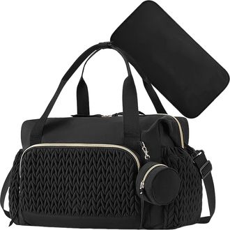 Generic Diaper Tote Bag - Large Capacity Shoulder Carrier, Reusable Travel Organizer, Pacifier Case Holder | Home Travel Hospital Scenario for Kids Supplies L