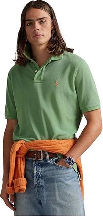 Polo Ralph Lauren Classic Fit Mesh Polo Shirt Mens Clothing Outback Green : 2XL, Cotton/Mesh