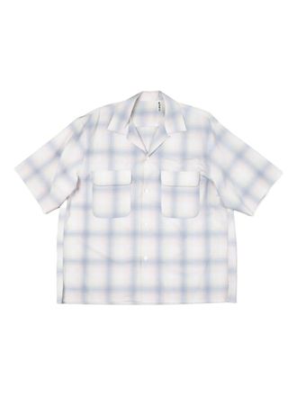 Kaptain Sunshine plaid shirt - men - Fabric - 41 - White