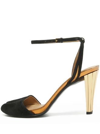 Gucci 90mm suede sandals - Black