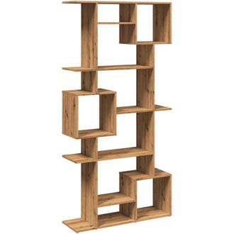 vidaXL Book Cabinet Artisian Oak 92x29x188 cm Engineered Wood Vidaxl