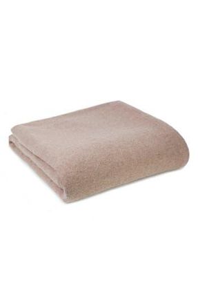 Melange Home Wool Blend Blanket in Camel at Nordstrom Rack, Size Full/queen