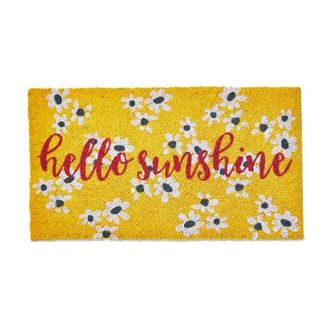 Tag Hello Sunshine PVC Coir Door Mat Everyday Multicolor Doormat in Multicolored at Nordstrom, Size Medium