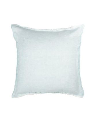 Anaya with Love Fringe Soft Linen Pillow with Down Insert in Light Aqua at Nordstrom, Size 2Ft 0In X 2Ft 0In