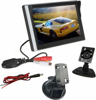 OEM C&aacute;mara De Respaldo Tft-lcd De 5 Pulgadas Con Soporte Para C&aacute;mara De Autom&oacute;vil/dvd/c&aacute;mara De Vigilancia/decodificador/receptor De Sat&eacute;lite, Monitor De 