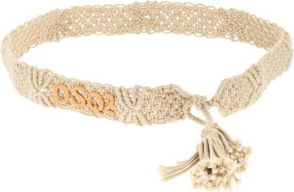 Dsquared2 Beige Woven Belt