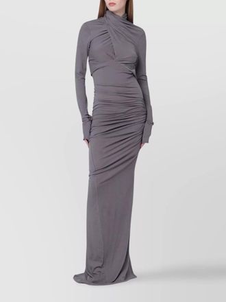 Entire studios long draped floor-length dress